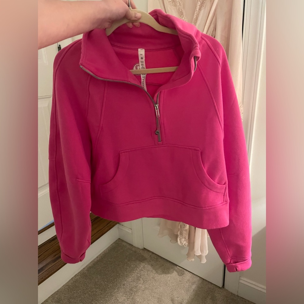Lululemon Scuba Hoodie-Sonic Pink